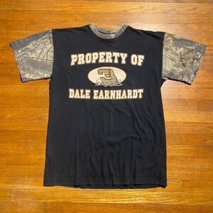 Chase Authentics Dale Earnhardt NASCAR Racing T-Shirt Realtree Camo Mens Large